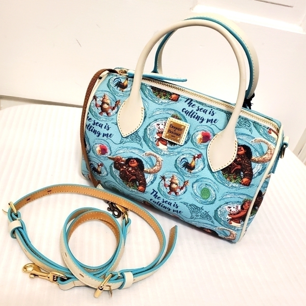 NWT Disney Dooney & Bourke Moana Satchel/Crossbody, Fun, Unique!